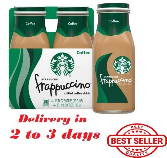 Starbucks Frappuccino Chilled Coffee Drink, 9.5 oz Bottles, 4 Count