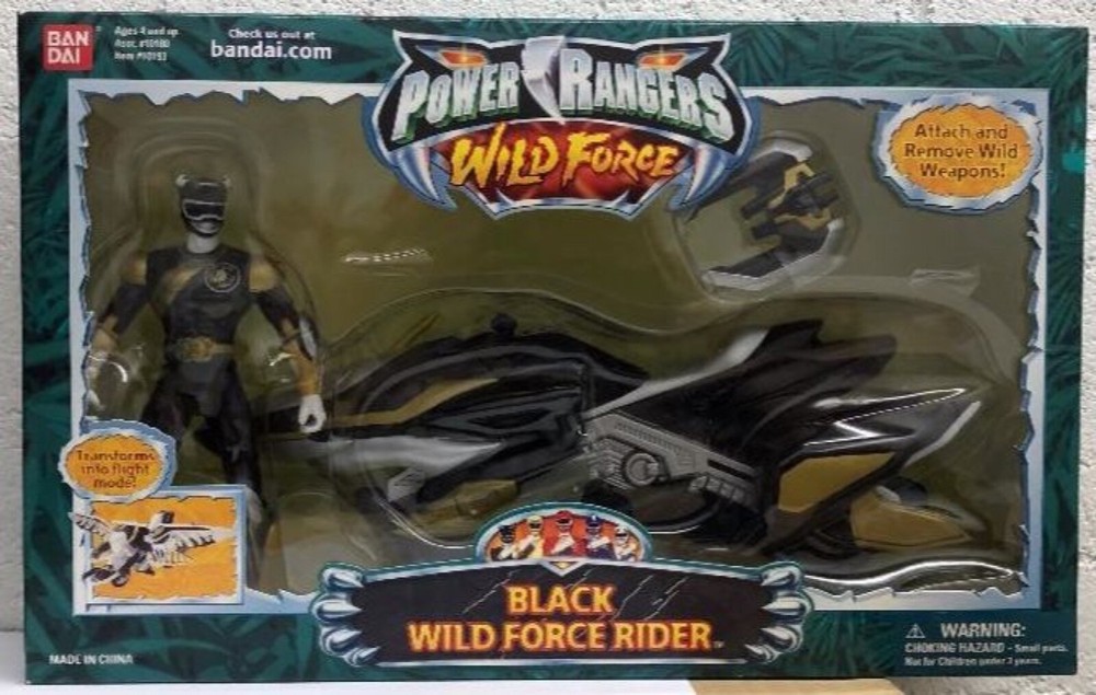Power Rangers Wild Force Black Rider Cycle Ranger 5
