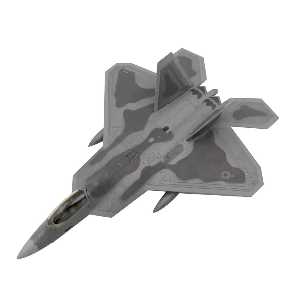 1/72 F-22 Fighter Bomber Aircraft Diecast Fighting Jet Airplanes Model Display