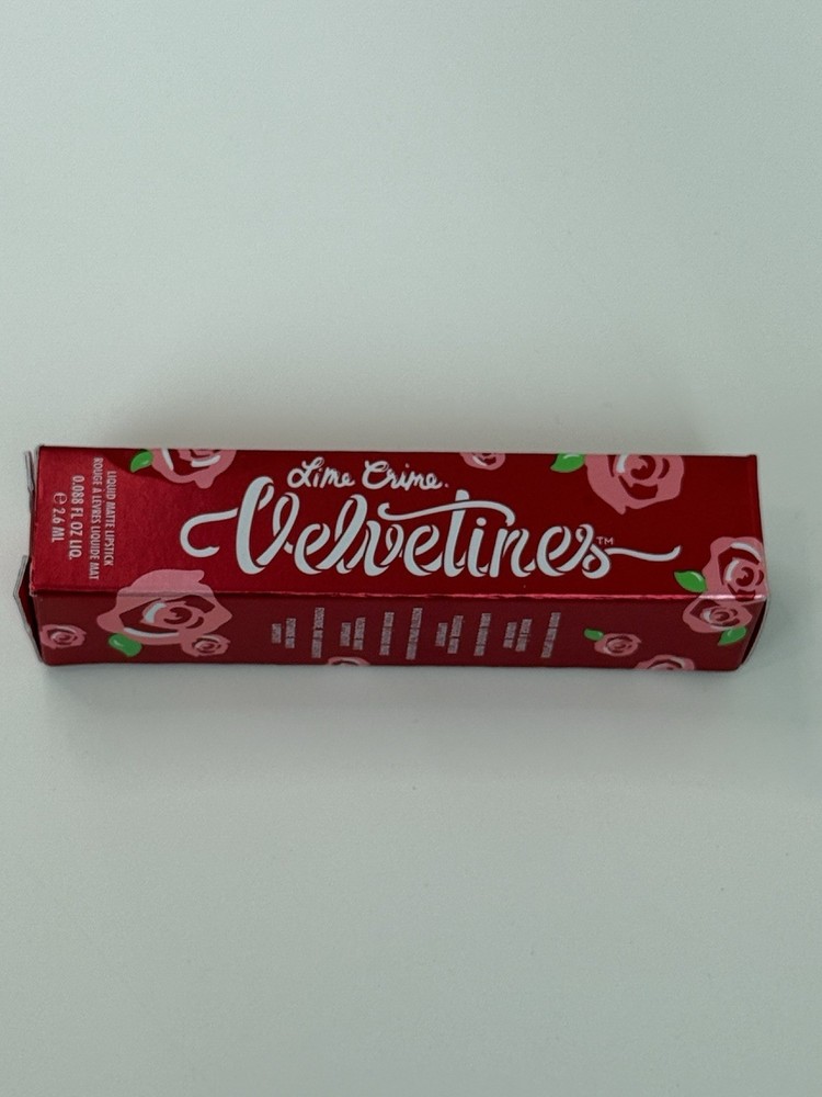 Lime Crime Velvetines Red Rose Matte Lip Stain Full Size 0.088 oz