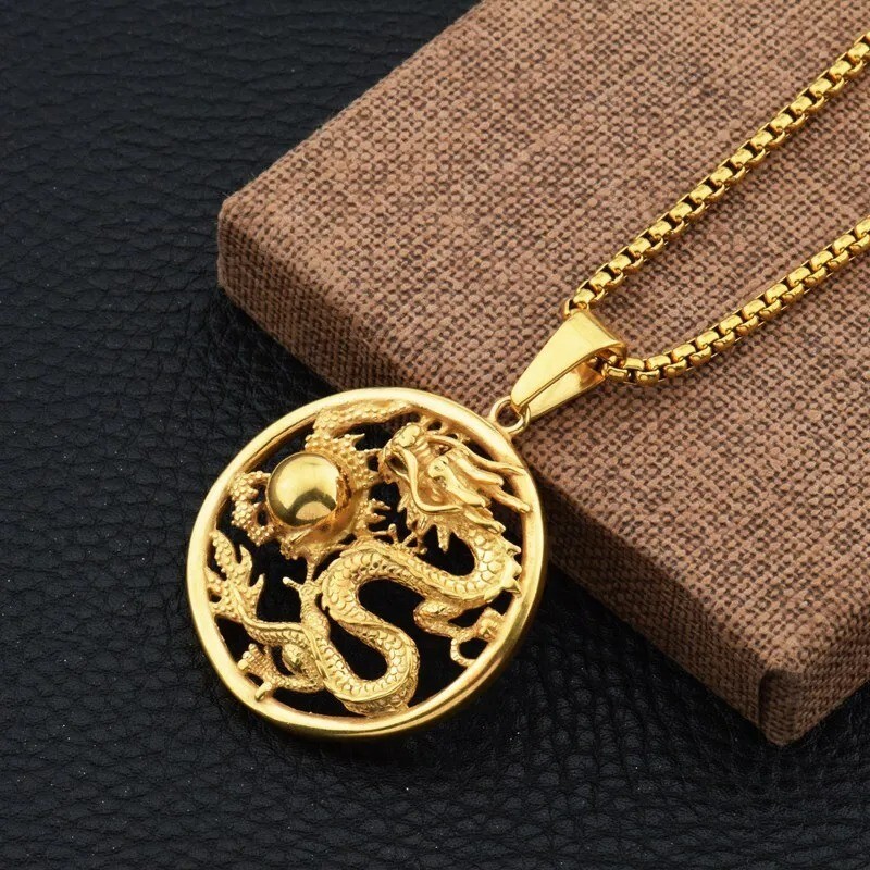 New Classic Fashion Trident Pendant Necklace for Men Simple High Quality Charm