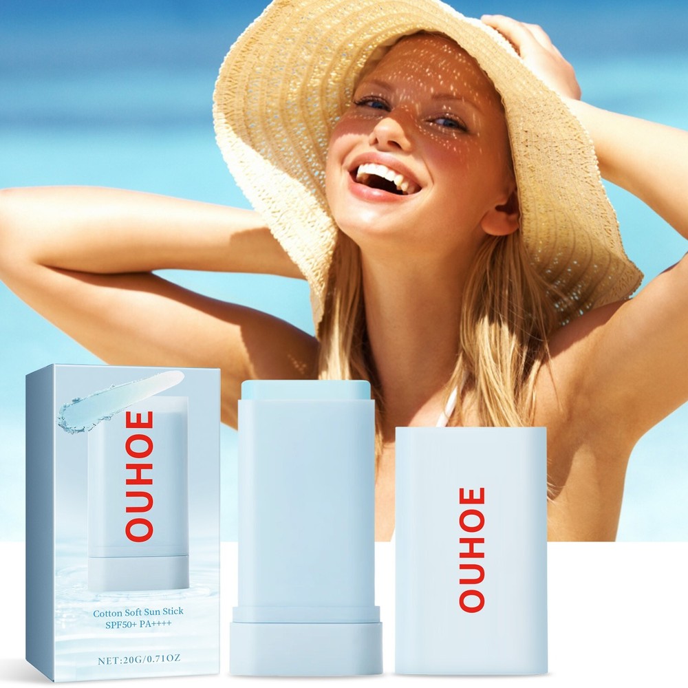 SPF50+ Cotton-Soft Sun Stick PA++++ 19g Non-Whitening Lightweight