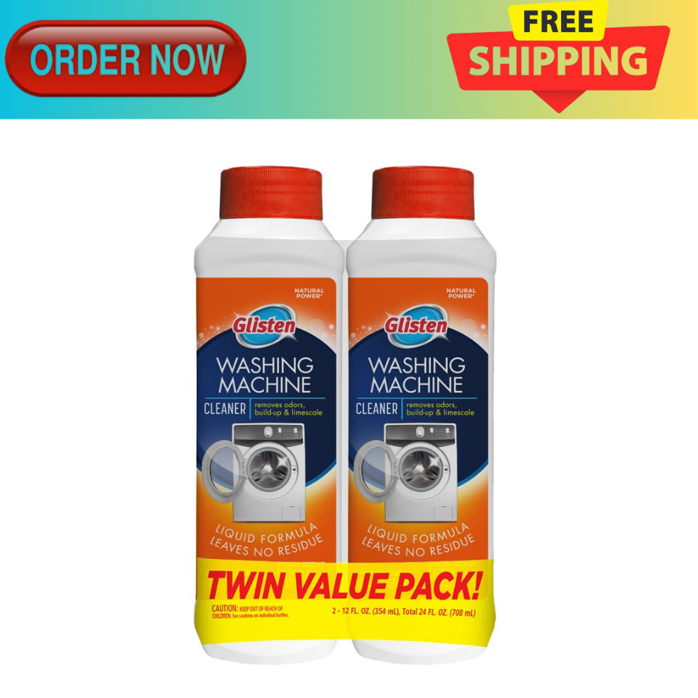 Glisten 12oz Washer Magic Cleaner and Deodorizer Washing Machine