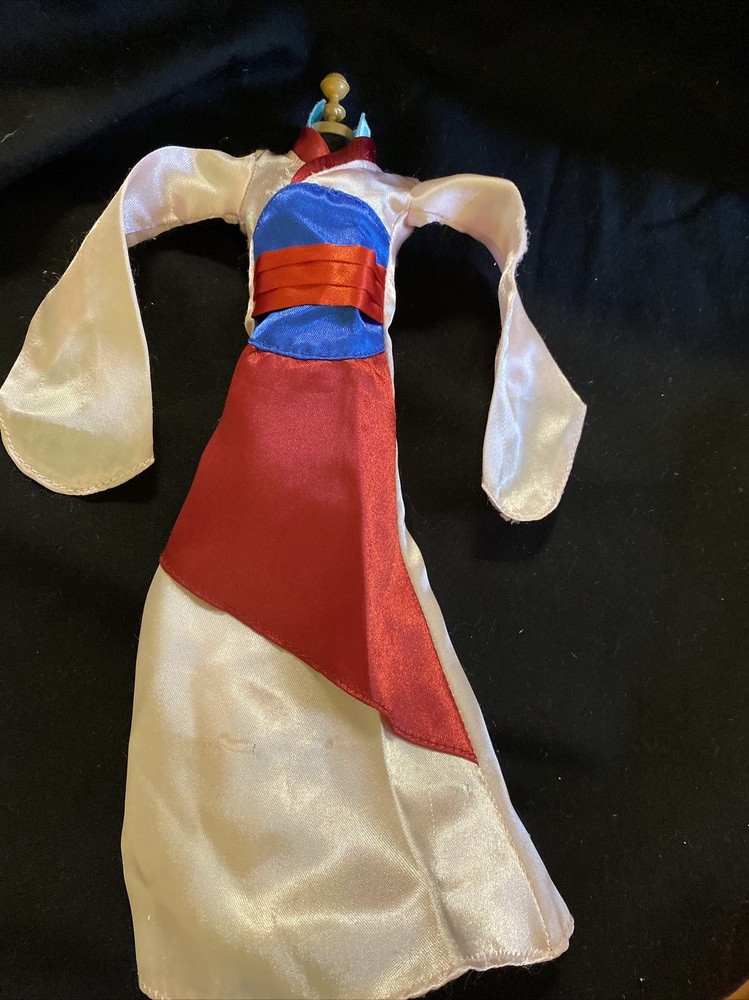 Beautiful Barbie Skipper size oriental long dress Multicolored /Shoes