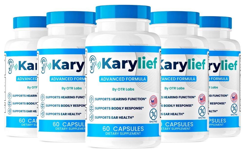 Karylief Official, Advanced Formula Ear Health Support Supplement Tinnitus 300ct