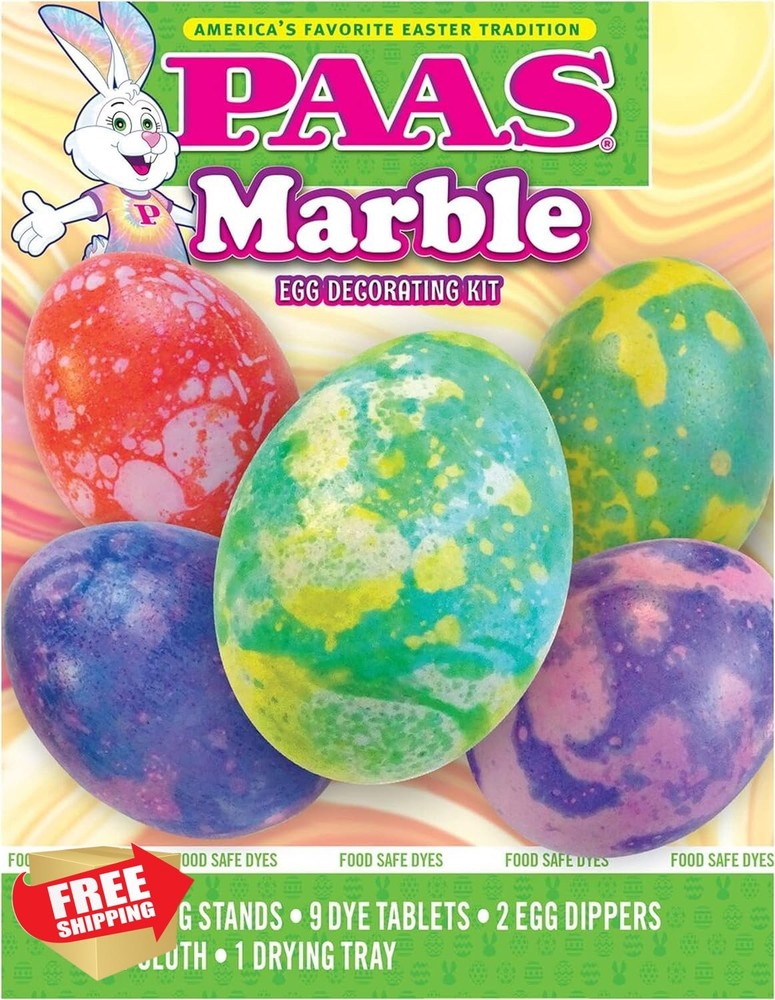 PAAS Marble Easter Egg Decorating Kit Tradition