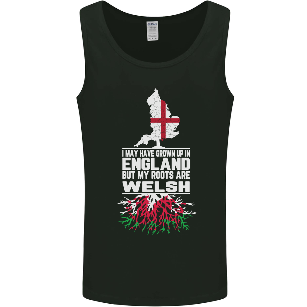 Wales My Roots Are Scottish Mens Vest Tank Top
