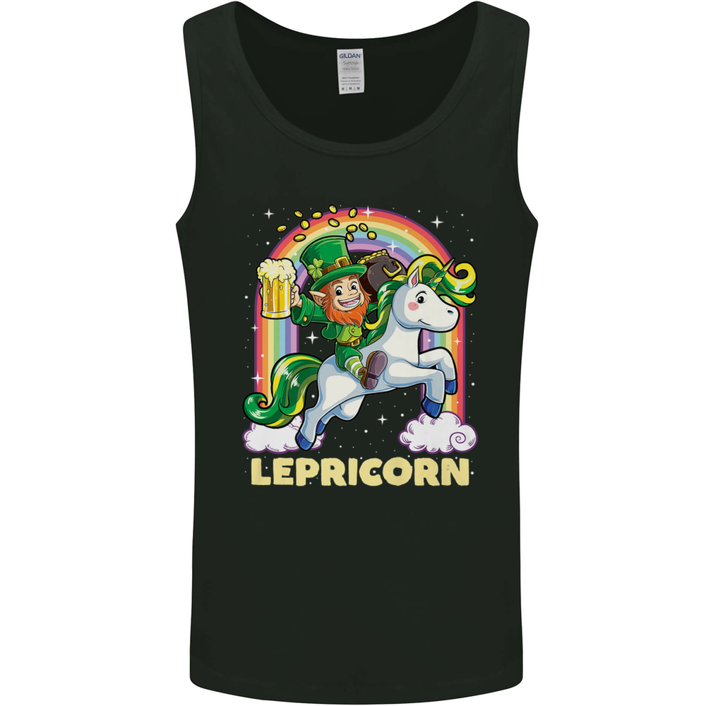 Lepricorn Funny St Patricks Day Leprechaun Mens Vest Tank Top
