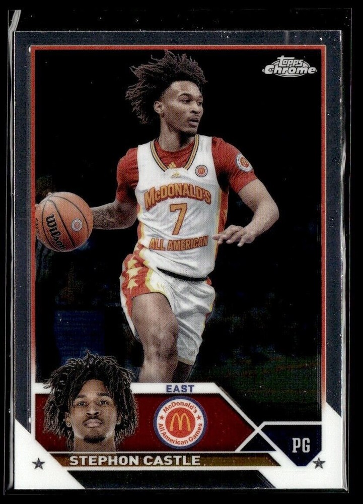 2023-24 TOPPS CHROME MCDONALD'S ALL AMERICAN STEPHON CASTLE MCDONALD'S #4