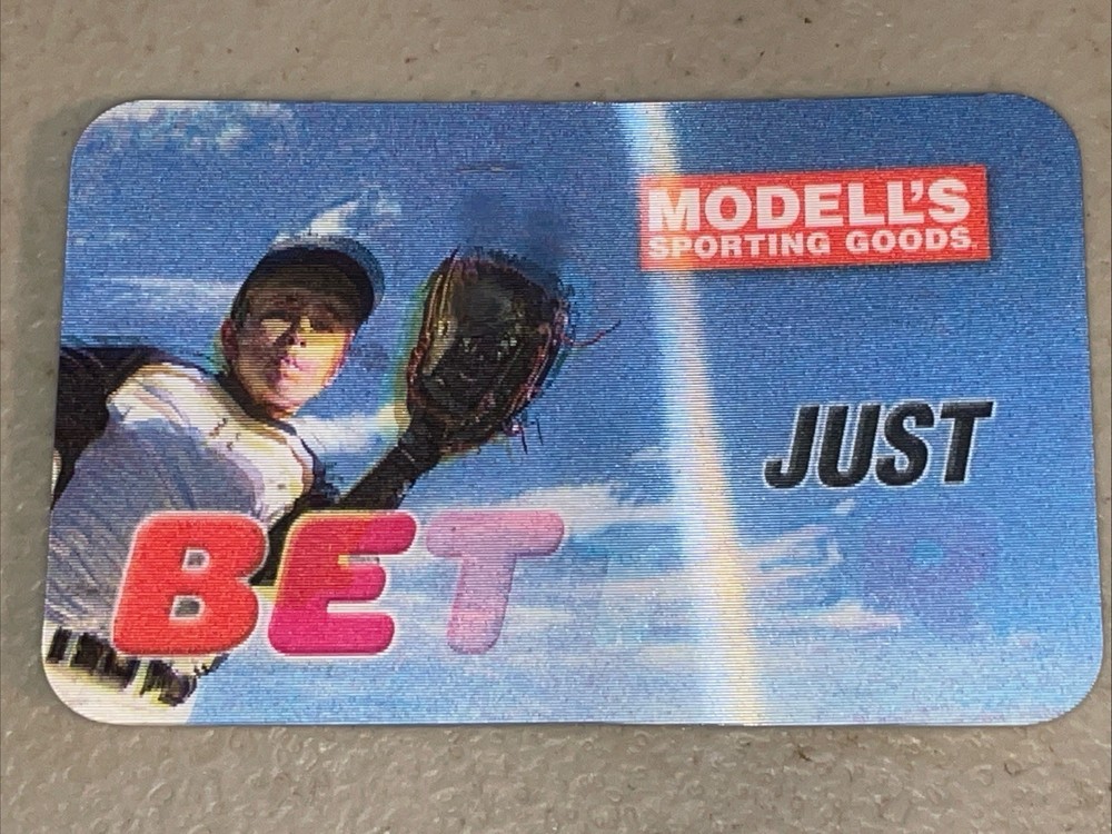 Modell’s Sporting Goods Lenticular Coupon Card 2010 MVP Baseball Sports Store-image