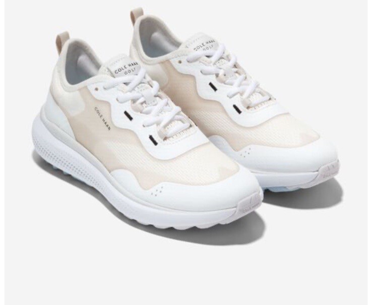 Women's Cole Haan ZEROGRAND Fairway Golf Shoe in Optic White Nimbus Cloud
