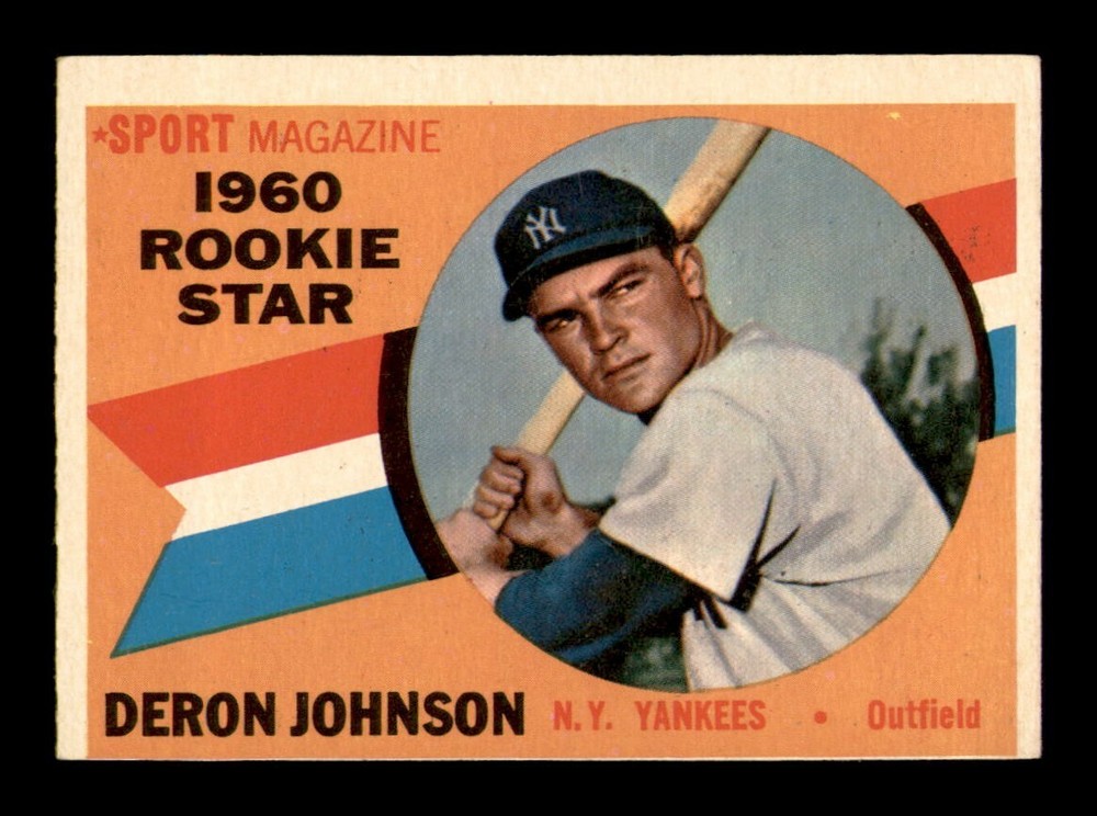 1960 Topps #134 Deron Johnson EX-MT Baseball Card *OBGcards*