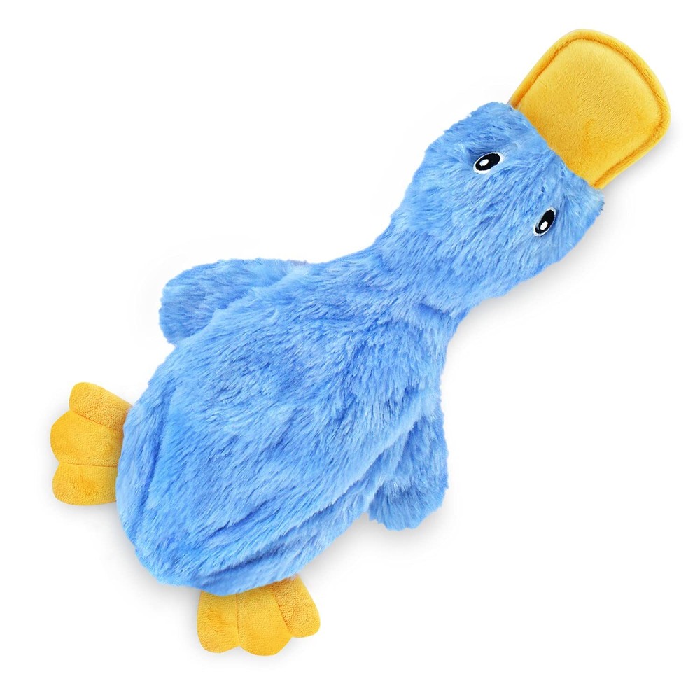 Crinkle Dog Toy for Small Medium and Large Breeds Cute No Stuffing Duck with ...