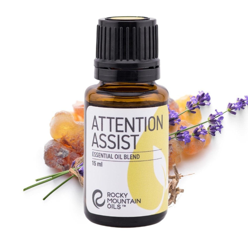 Attention Assist Essential Oil Blend with Oils-Energizing for Focus-15ml