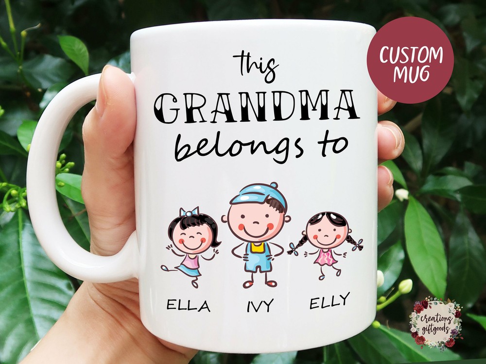 Mothers Day Mug Grandma Mothers Day Gift Grandma Custom Nanny Mugs Granny Mugs-image