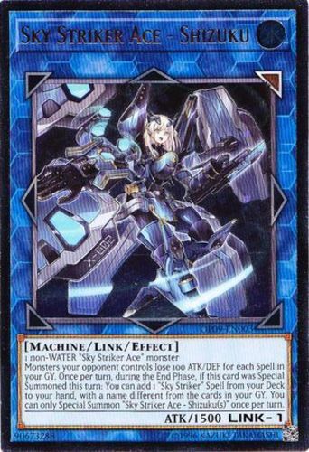Sky Striker Ace Shizuku OP09-EN003 Ultimate Rare Unlimited Lightly Played