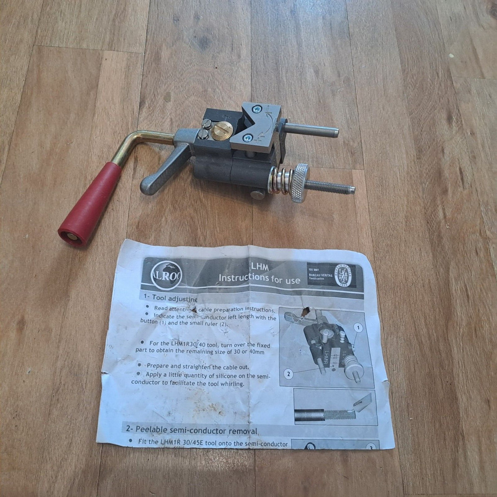 Alroc Screen Scoring Stripping Tool, Non Bonded Semi Con Screen Remover 14-40mm