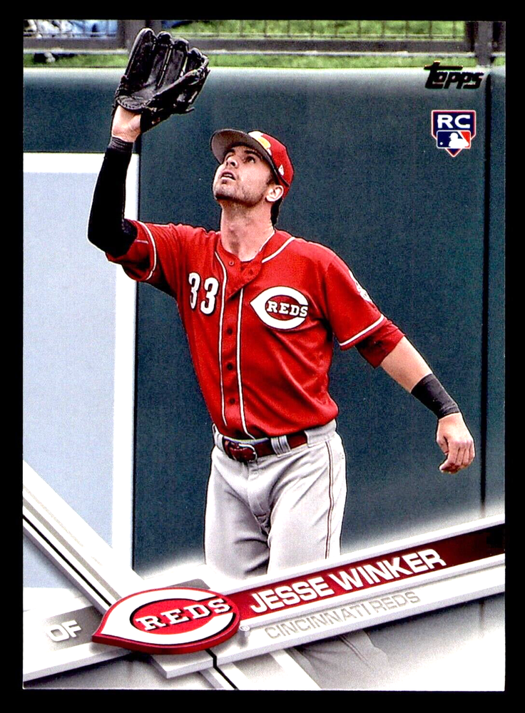 2017 Topps Update Jesse Winker Rookie Photo Variation SP #US271 Cincinnati Reds