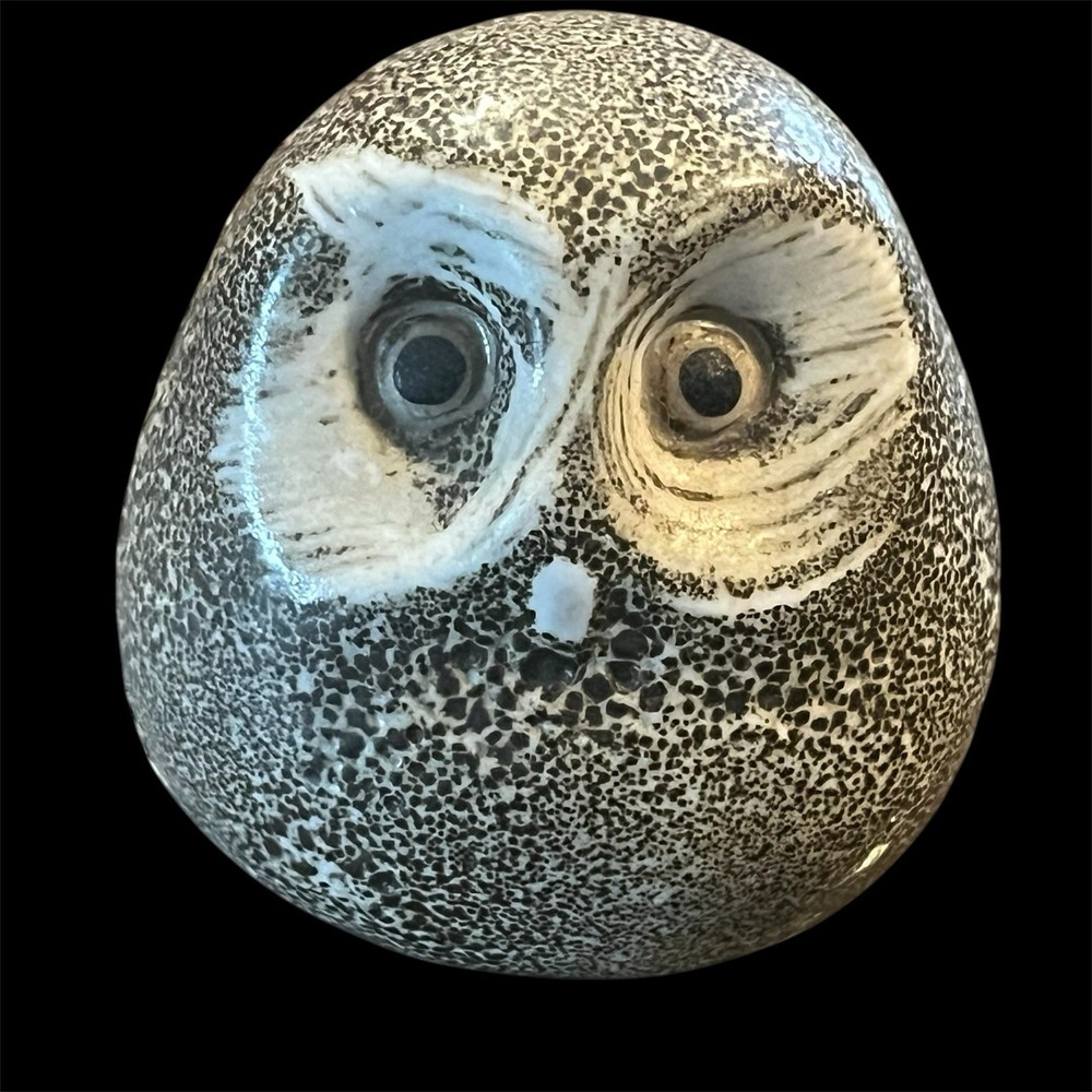 VINTAGE D.FERGUSON signed 2”OWL Pigeon FORGE POTTERY