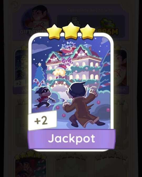 Jacpot MONOPOLY 3 Stars ⭐️⭐️⭐️ Sticker | FAST DELIVERY