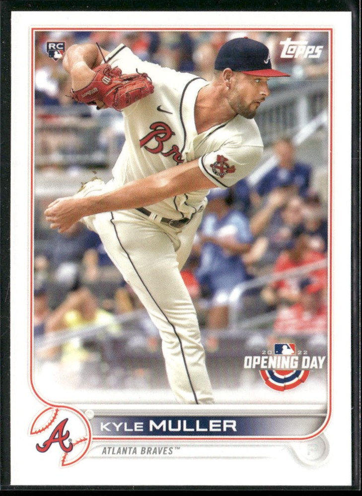 2022 Topps Opening Day #71 Kyle Muller Atlanta Braves RC