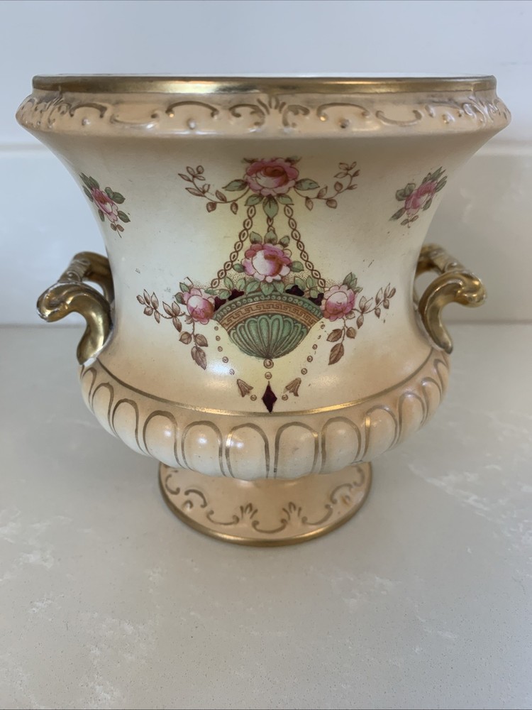 Antique Crown Devon Fieldings Etna Urn Style Vase 38A