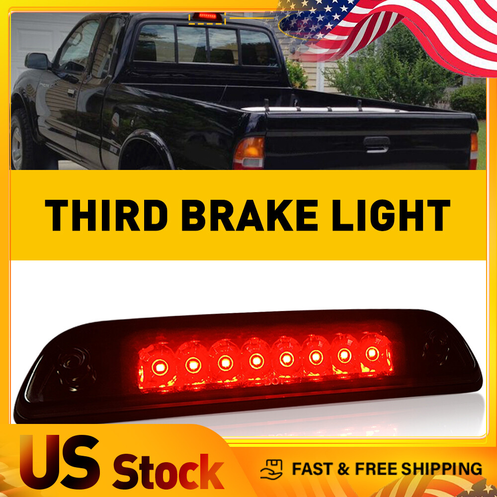 Smoke shell Third 3rd Smoke Brake Light red Fit 1995 For - 2017 Tacoma Toyota