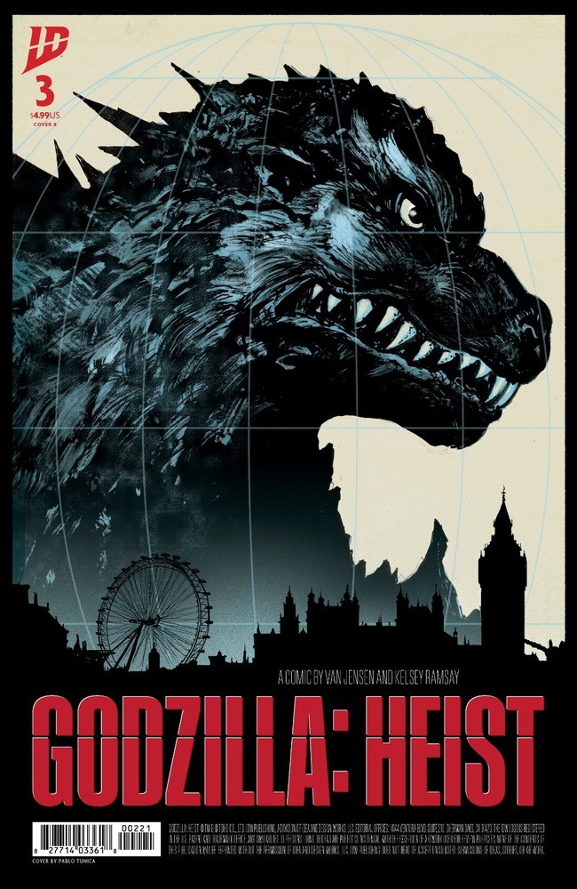 Godzilla Heist Issue 3 2025 New with Cover Variants