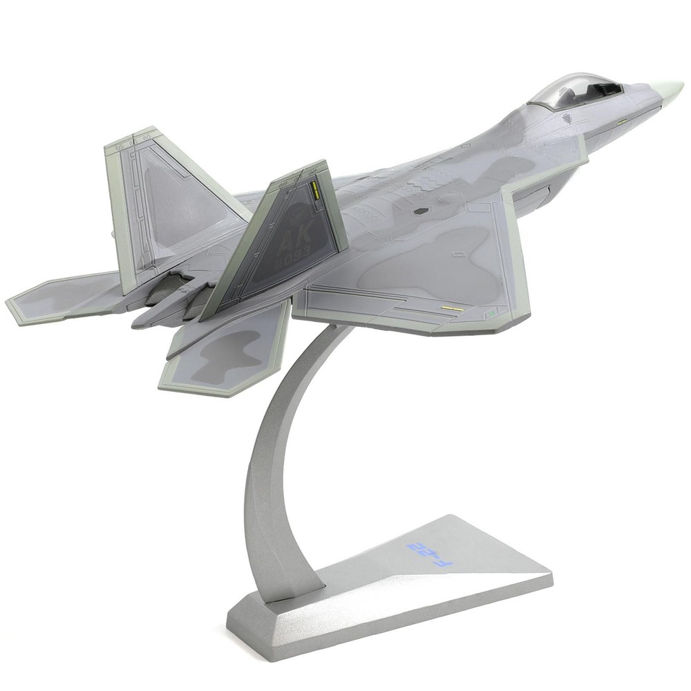 USA F-22 Raptor Fighter Attack Pre-build Model 1:72 Aircraft AlloyDiecast