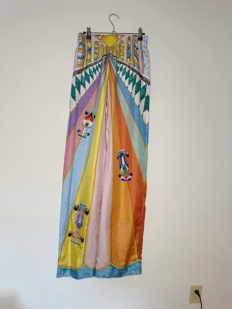 CASABLANCA La Course Ideale Silk Pant Women Size 36