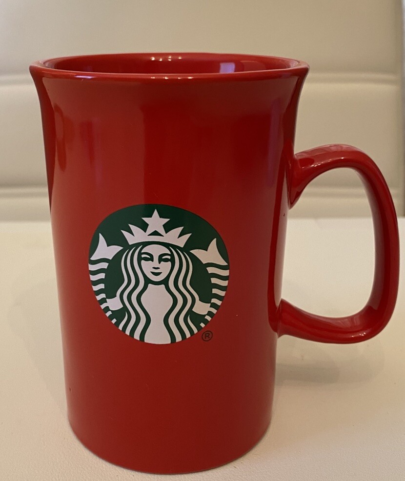 RARE 2020 BRAND BRIGHT RED CERAMIC 11 Oz. STARBUCKS COFFEE MUG CUP Mothers Day