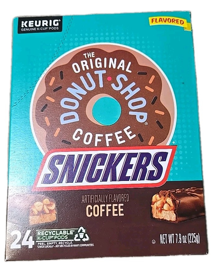 The Original Donut Shop Snickers Flavored K-Cup Coffee Pods 24 Count K-cups