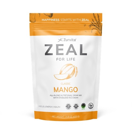 Zeal Mango Energy Drink - Tropical Flavor Boost