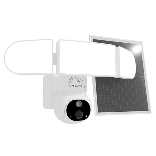 Wireless Solar Floodlight Security Camera with Motion Detection OW1 for Outdoor Use