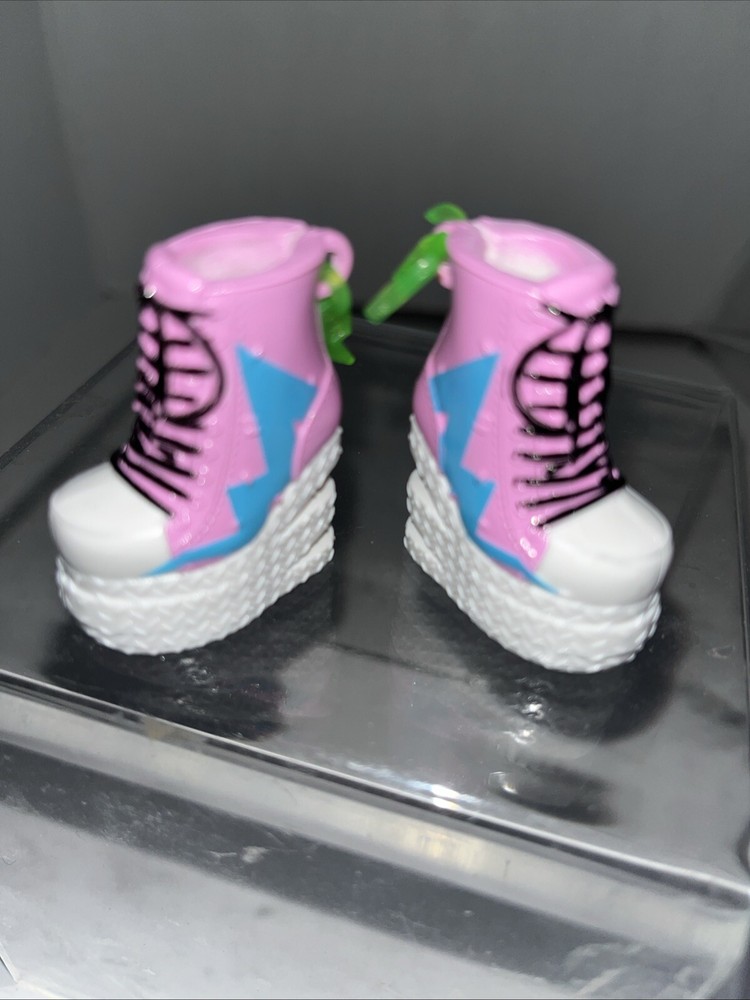 Monster High Frankie Stein Lightening Sneakers For Doll G3 Boots Only