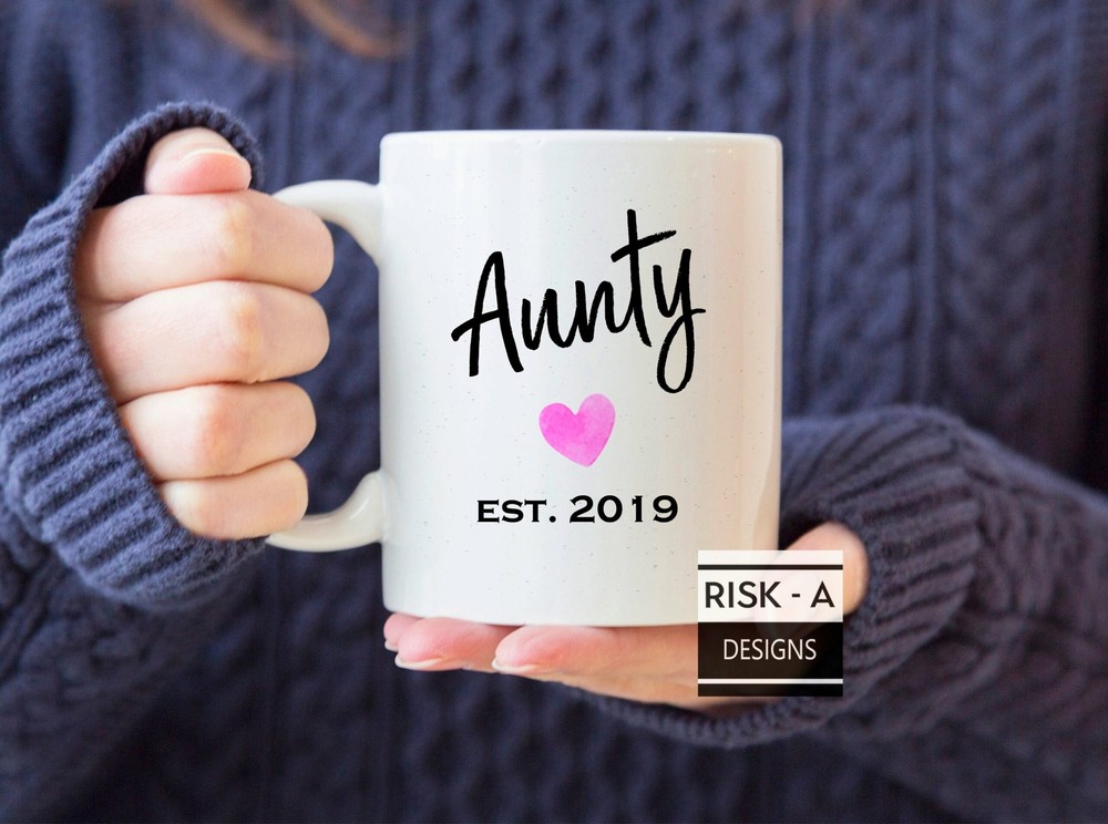 Aunty Gift Aunty Est 2019 Mug Womens Gift Auntie Gift Mug For Auntie Aunt Gift