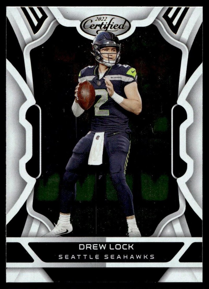2022 Panini Certified Mirror Drew Lock #85 Seahawks NFL Football Card