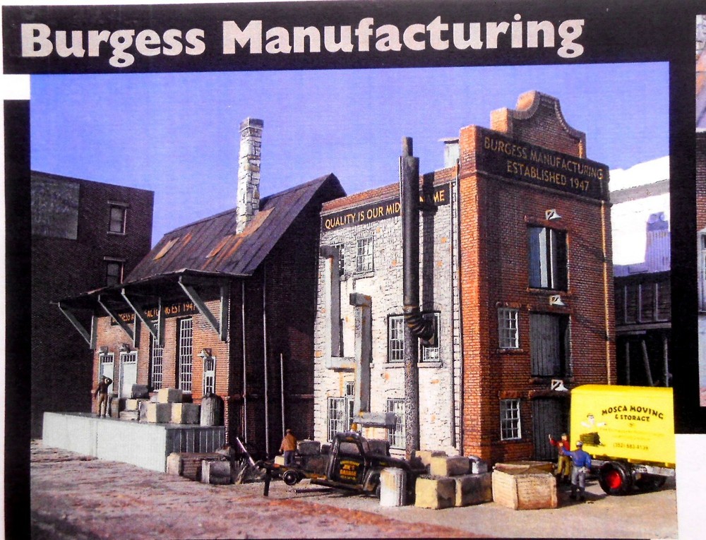 Downtown Deco HO Scale Building Kit Burgess Mfg. + Bonus $25 Piece Detail Set!!