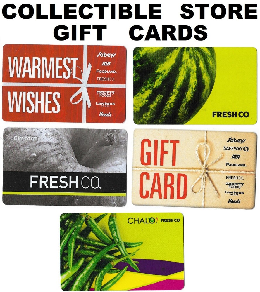 FreshCo Sobeys IGA Foodland Canada Collectible Gift Card-image
