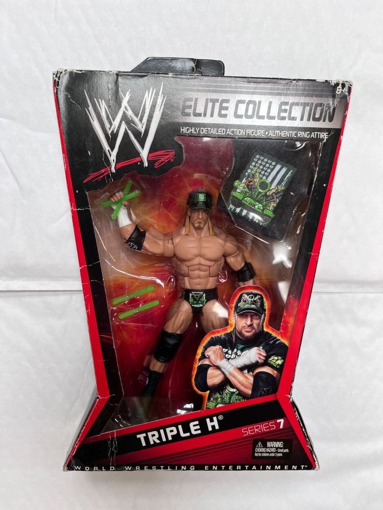 BNIB WWE TRIPLE H DX MATTEL ELITE COLLECTION SERIES 7 WRESTLING ACTION FIGURE