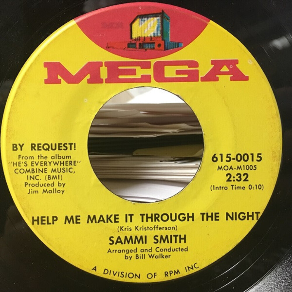 Sammi Smith - Help Me Make It Through The Night / When Michael Calls - Mega Reco