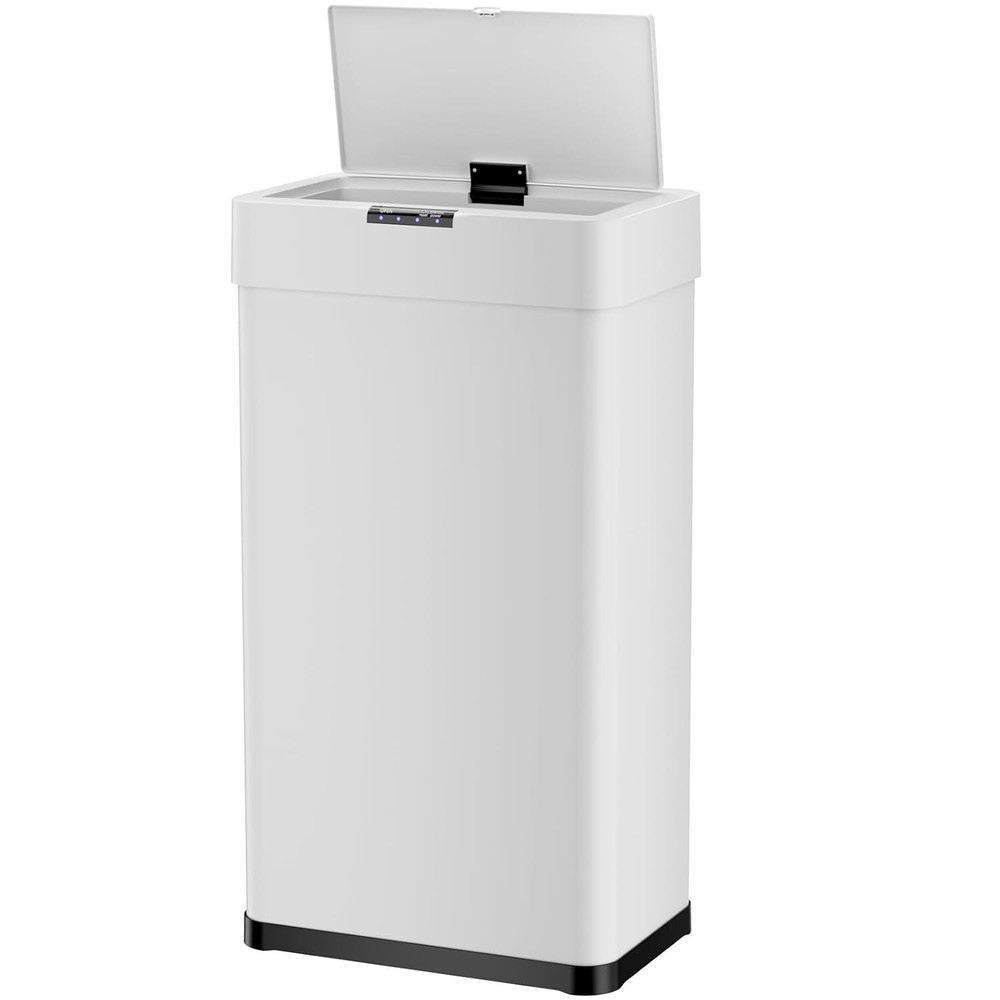 16 Gallon Motion Sensor Kitchen Trash Can Stainless Steel Automatic Garbage Bin