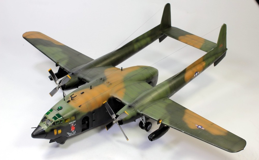 PreSale ProBuilt 1:72 USAF AC-119K Stinger Gunship in Vietnam war-image