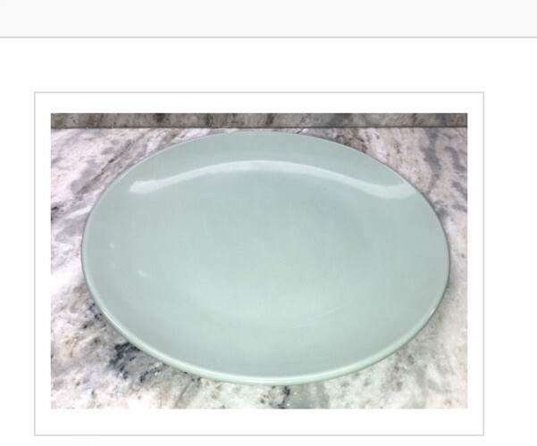 Royal Norfolk Ceramic 1 individual Lime Green Salad Plate 7.5 Inch