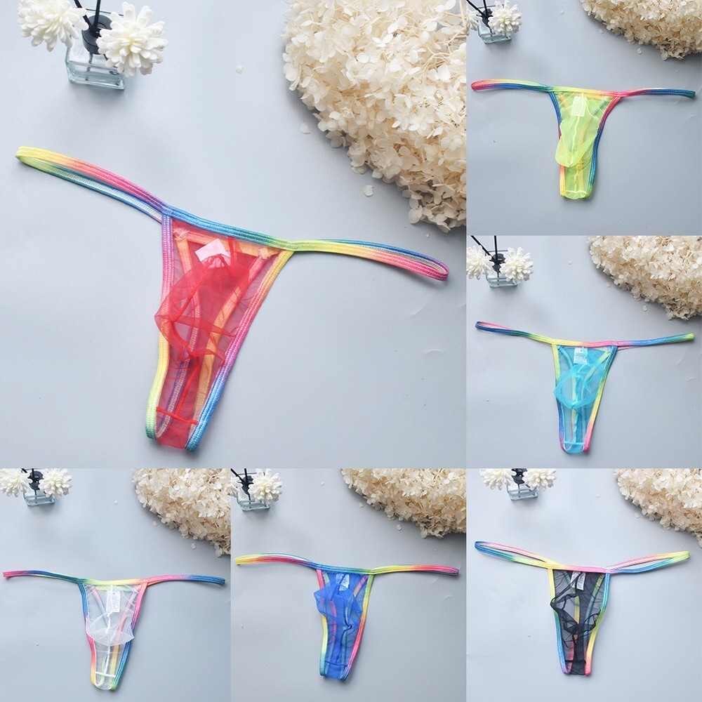 Hot Selling Men's Underwear Thong Low Waist Briefs Lingerie Comfortable Fit