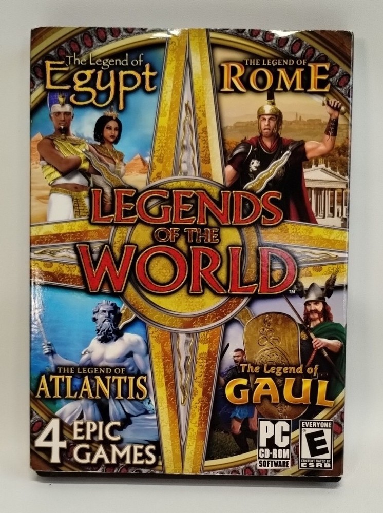 Legends Of The World: Gaul + Rome + Egypt + Atlantis (PC)*New*