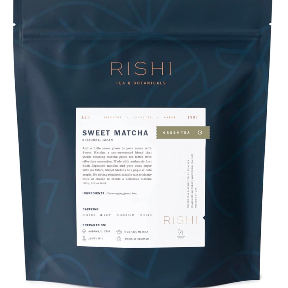 Sweet Matcha - Organic Japanese Sweetened Green Tea Powder for Cafe-Quality M...