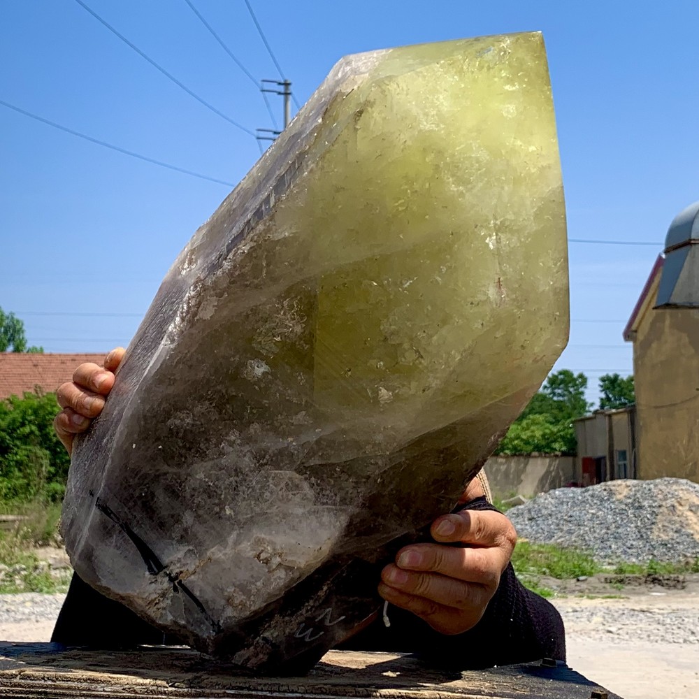 48.57LB Natural Citrine Cluster Quartz Crystal Healing Mineral Specimen