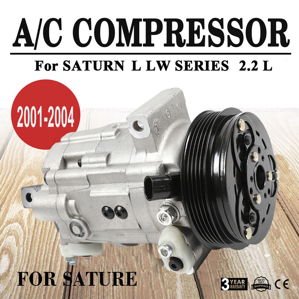 A/C AC Compressor For 2001 2002 2003 2004 Saturn L100/L200/LW200 2.2L #CO10679JC
