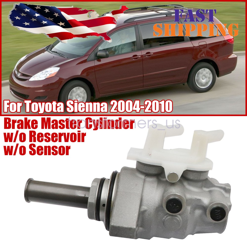 NEW Brake Master Cylinder w/o Reservoir w/o Sensor Fits Toyota Sienna 2004-2010